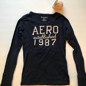 Aeropostle Tee Navy Blue